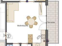 Grundriss Wohnung in Latsch